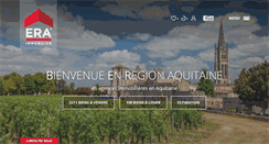 Desktop Screenshot of era-immobilier-aquitaine.fr