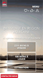 Mobile Screenshot of era-immobilier-aquitaine.fr