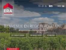 Tablet Screenshot of era-immobilier-aquitaine.fr